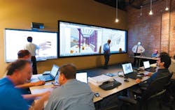 A virtual theater equipped with the latest technology empowers whole Building Teams to work collectively on a BIM model early A virtual theater equipped with the latest technology empowers whole Building Teams to work collectively on a BIM model early