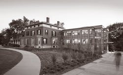 The Welcome & Admissions Center at Roger H. Perry Hall at Champlain College, Burlington, Vt., was certified LEED Platinum in 201 The Welcome & Admissions Center at Roger H. Perry Hall at Champlain College, Burlington, Vt., was certified LEED Platinum in 201