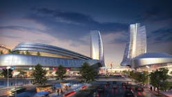 Sitting on the outskirts of Seoul, the Guri World Design Centre will be the focal point of the Nature Culture and Design mixed-u Sitting on the outskirts of Seoul, the Guri World Design Centre will be the focal point of the Nature Culture and Design mixed-u