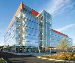 The 180,000-sf LEED Gold Genzyme Corporation Biologics Support Center in Framingham, Mass. Fore Solutions, the green building co The 180,000-sf LEED Gold Genzyme Corporation Biologics Support Center in Framingham, Mass. Fore Solutions, the green building co