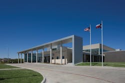 The $29 million Lady Bird Johnson Middle School, in Irving, Texas, isat 152,000 sfthe largest net-zero energy public school in The $29 million Lady Bird Johnson Middle School, in Irving, Texas, isat 152,000 sfthe largest net-zero energy public school in