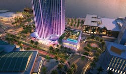 Modernist structures can be viable candidates for adaptive reuse as lodging, such as this W Hotel being planned for the vacant, Modernist structures can be viable candidates for adaptive reuse as lodging, such as this W Hotel being planned for the vacant,