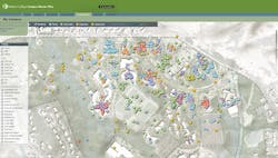 Sasaki's MyCampus interactive mapping program Sasaki's MyCampus interactive mapping program