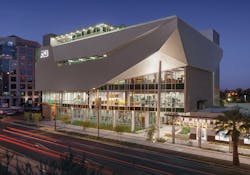 The 70,000-sf Sun Devil Fitness Complex adds a new contemporary landmark to ASUs Downtown Phoenix campus. Targeting LEED Gold, The 70,000-sf Sun Devil Fitness Complex adds a new contemporary landmark to ASUs Downtown Phoenix campus. Targeting LEED Gold,