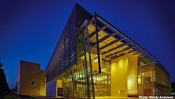 The Edith ODonnell Arts and Technology Building, known as ATEC, at the University of Texas at Dallas. The 155,000-sf project wa The Edith ODonnell Arts and Technology Building, known as ATEC, at the University of Texas at Dallas. The 155,000-sf project wa