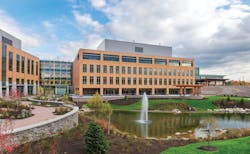 The Alfond Center for Health, Augusta, Maine, uses massing to create a Village of Healthcare concepta progression of function The Alfond Center for Health, Augusta, Maine, uses massing to create a Village of Healthcare concepta progression of function