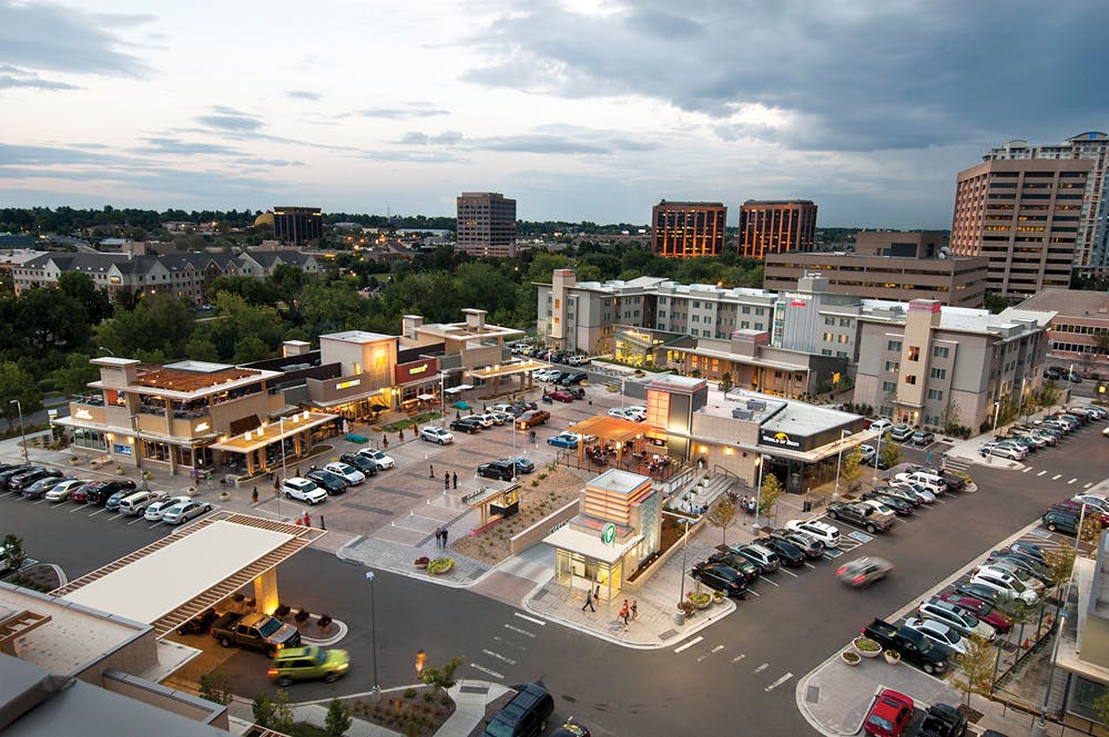 Urban and TOD projects like the CitySet Cherry Creek retail center in Glendale, Colo., remain a strong investment opportunity fo