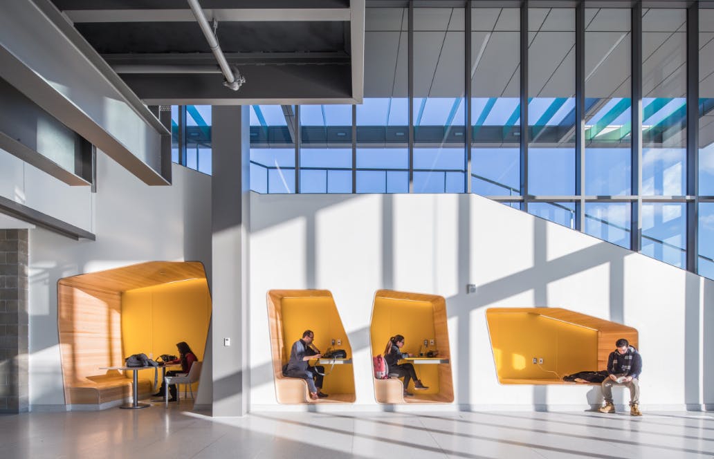 UNIVERSITY SECTOR GIANTS: Collaboration, creativity, technology&mdash;hallmarks of today&rsquo;s campus facilities