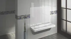 WashBar touchless rinse faucet in a modern bathroom