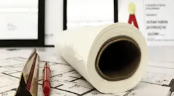 Architectural Drawings And Trace Paper (1)