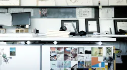 Architects Desk Benching System And Magnets 02