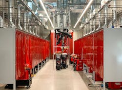 Welding Booths at the Portland Community College Training Center photo courtesy Mortenson Construction Welding Booths at the Portland Community College Training Center photo courtesy Mortenson Construction