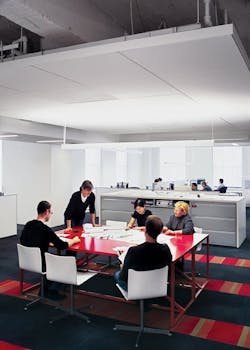 Staff meeting at one of Genslers 40 offices. The design giants talent development program is aimed at meeting the career needs Staff meeting at one of Genslers 40 offices. The design giants talent development program is aimed at meeting the career needs