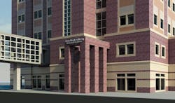 When deciding where to position a donor recognition sign, Ohio State University Medical Center was able to create several render When deciding where to position a donor recognition sign, Ohio State University Medical Center was able to create several render