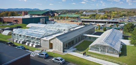 U Mass Greenhouses Aerial Payette Warren Jagger 0