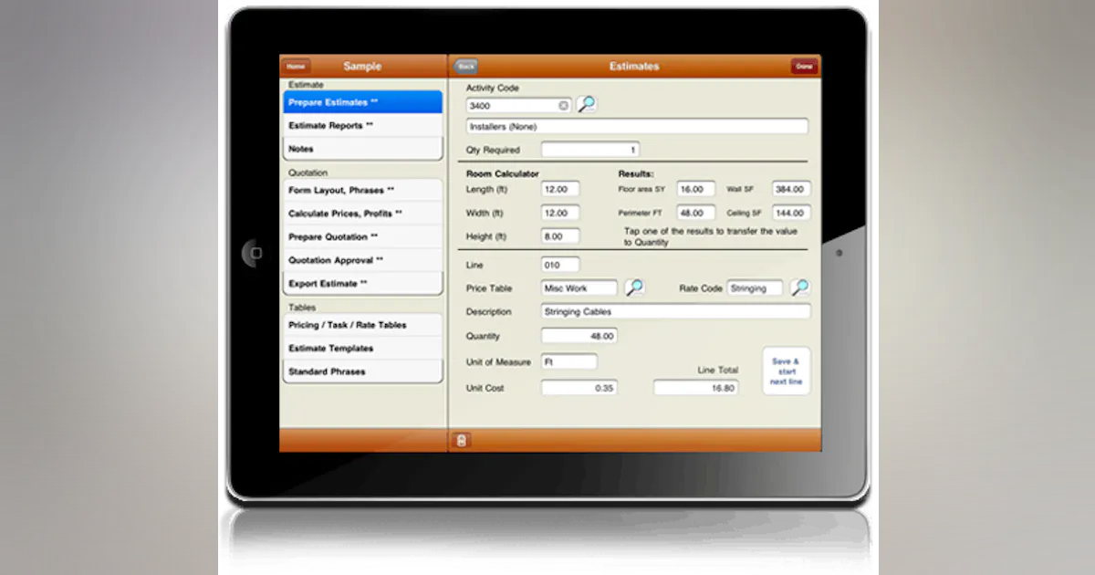 mpengo Quotes for iPad | Building Design+Construction