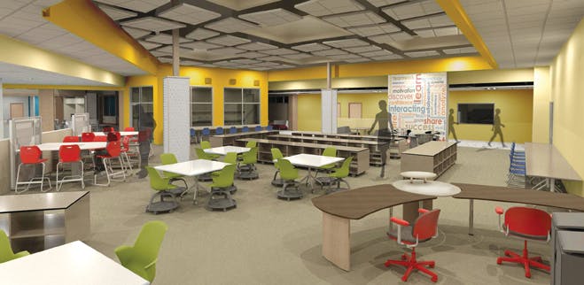 The Colonel Smith Middle School in Fort Huachuca, Ariz., is about to open for the 2012-2013 school year. The 330-student facilit