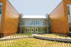College Park Elementary School, Virginia Beach, Va., has an integrated wetland garden situated in a courtyard area; it serves as College Park Elementary School, Virginia Beach, Va., has an integrated wetland garden situated in a courtyard area; it serves as