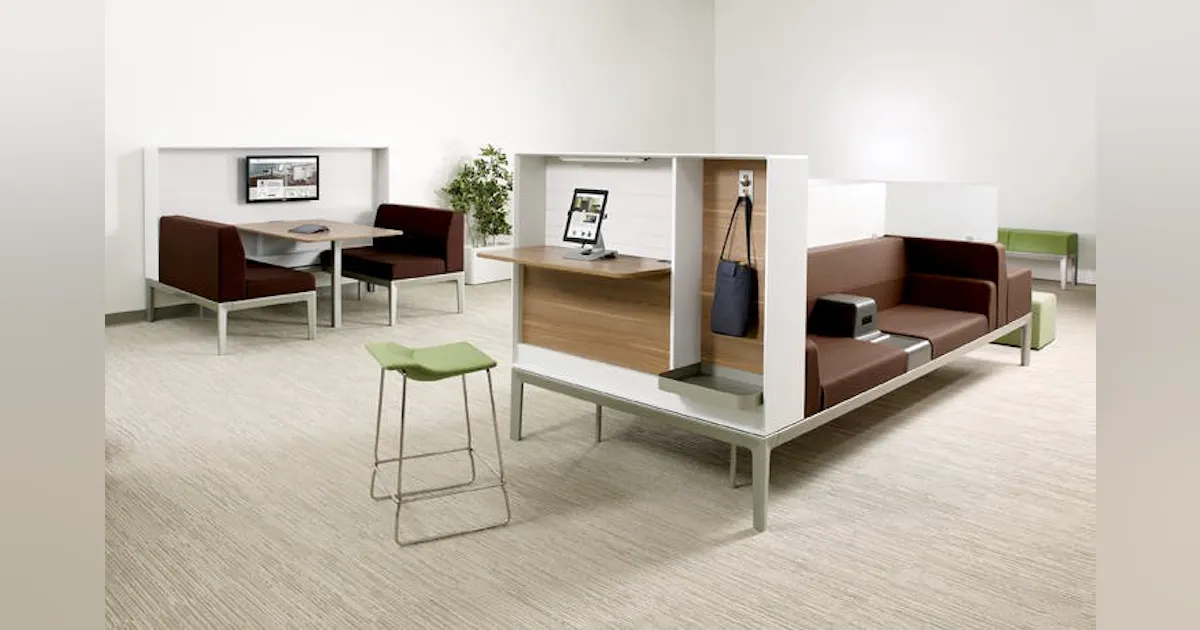 Healthcare furniture collection engages users in common areas ...