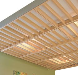 armstrong WoodWorks Open Cell Vector panels armstrong WoodWorks Open Cell Vector panels