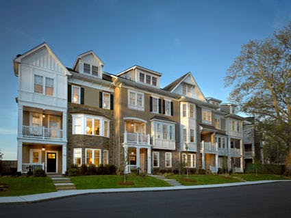 An example of emerging 'live, work, play' strategy is the development of residential townhomes and apartments within close proxi