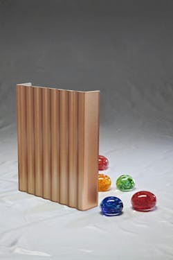 Pilkington Profilit wave with TGP ProColor in bronze metallic Pilkington Profilit wave with TGP ProColor in bronze metallic