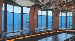 The 71 Above Restaurant In The Us Bank Tower In Los Angeles, Which Features Sage Glass Electrochromic Glass