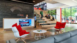 Gensler's Denver office lobby space. Photo courtesy Gensler