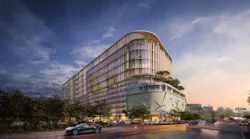 Conceptual Rendering For A Potential Mixed Use Redevelopment Project In Scottsdale, Ariz