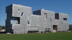 MIT’s Simmons Hall, designed by Steven Holl