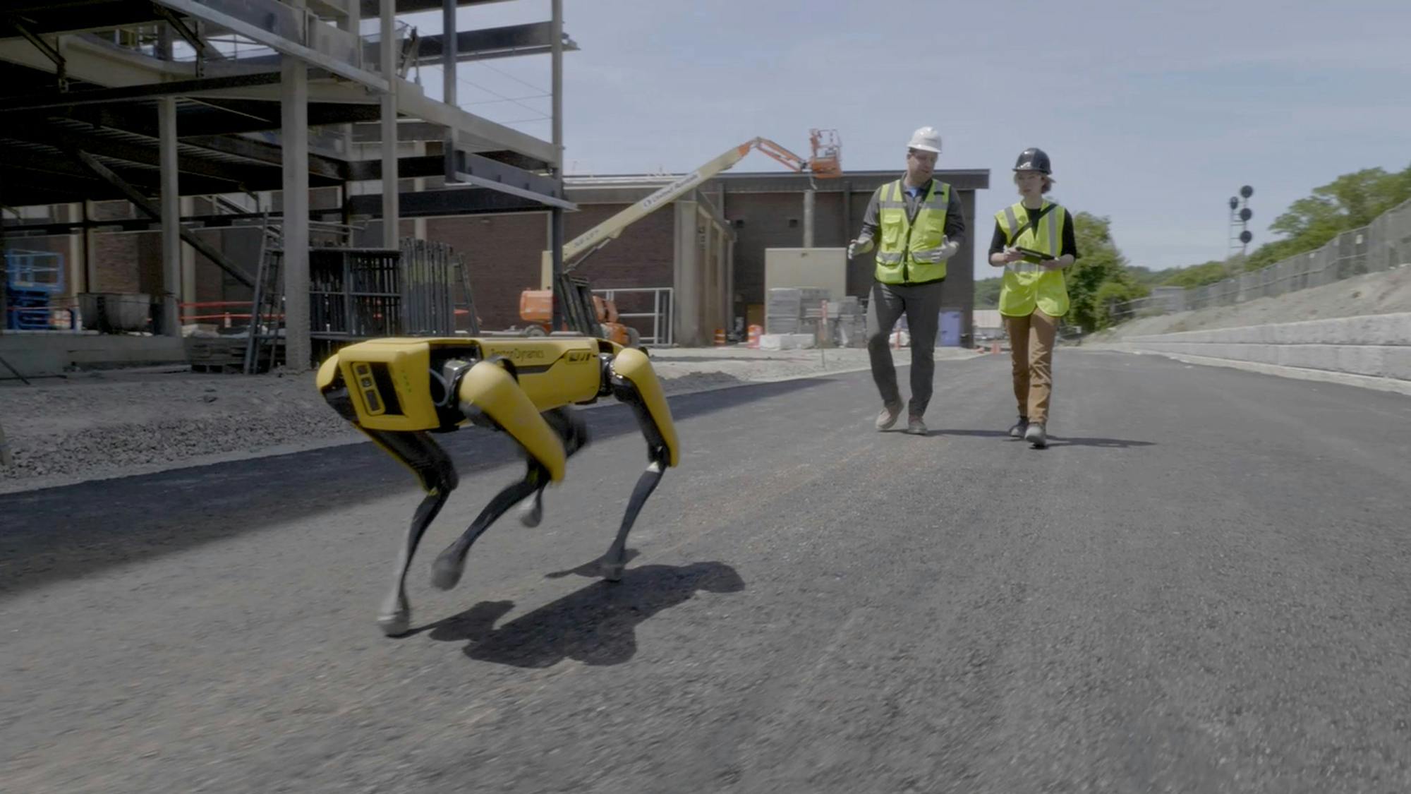 In A Collaboration With Autodesk Research And Boston Dynamics, The Skanska Usa Emerging Technology Team Is Testing Spot&rsquo;s Ability To Help Keep Construction Sites Clean