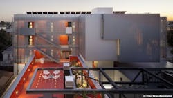 28th Street Apartments, Los Angeles; Koning Eizenberg Architects. Photo: Eric Staudenmaier 28th Street Apartments, Los Angeles; Koning Eizenberg Architects. Photo: Eric Staudenmaier