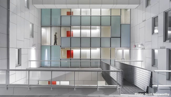 60 Richmond East Housing Co-Operative in Toronto, designed by Teeple Architects. Photo: Scott Norsworthy