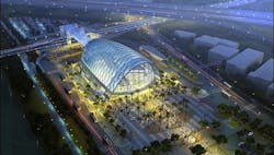 The Anaheim (Calif.) Regional Transportation Intermodal Center, designed by HOK, Parsons Brinckerhoff, and Buro Happold, was hon The Anaheim (Calif.) Regional Transportation Intermodal Center, designed by HOK, Parsons Brinckerhoff, and Buro Happold, was hon