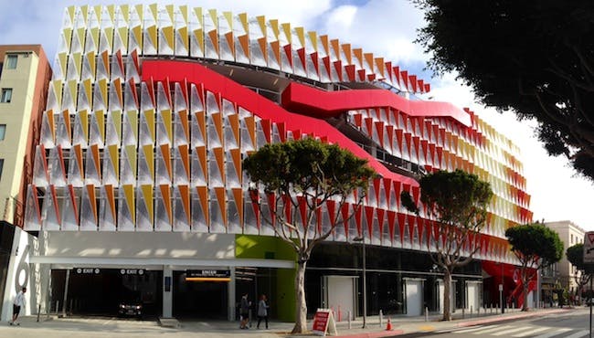 The City Of Santa Monica, Calif 's Parking Structure 6 Won For Best Design Of A Parking Facility With Fewer Than 800 Spaces