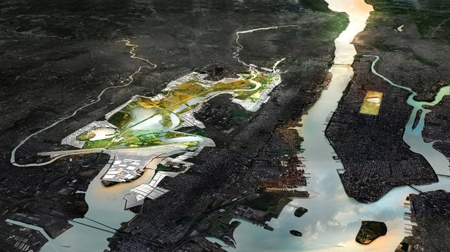 New Meadowlands: Productive City + Regional Park by MIT CAU + ZUS + URBANISTEN. The project will receive $150 million in funding