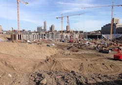 Vikings Stadium construction, April 2014. Photo: Runner1928 via Wikimedia Commons Vikings Stadium construction, April 2014. Photo: Runner1928 via Wikimedia Commons