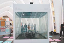 Avery Dennison’s Vela Places A Thin Translucent Film Over Indoor Glass Panes, Creating A Fully “switchable” System Avery Dennison’s Vela Places A Thin Translucent Film Over Indoor Glass Panes, Creating A Fully “switchable” System