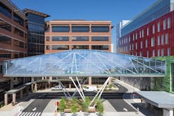 Top 150 Healthcare Architecture Firms for 2019 University of Louisville Physicians, Novak Center Connector Bridge, designed by GBBN Photo Brand Feinknopf Top 150 Healthcare Architecture Firms for 2019 University of Louisville Physicians, Novak Center Connector Bridge, designed by GBBN Photo Brand Feinknopf