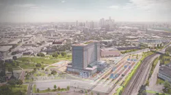 Courtesy Of Practice For Architecture And Urbanism (pau) 05 Michigan Central Aerial