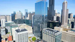 Aerial of the 51-story 320 South Canal tower in Chicago looking northeast. Photo: Ian Jolipa