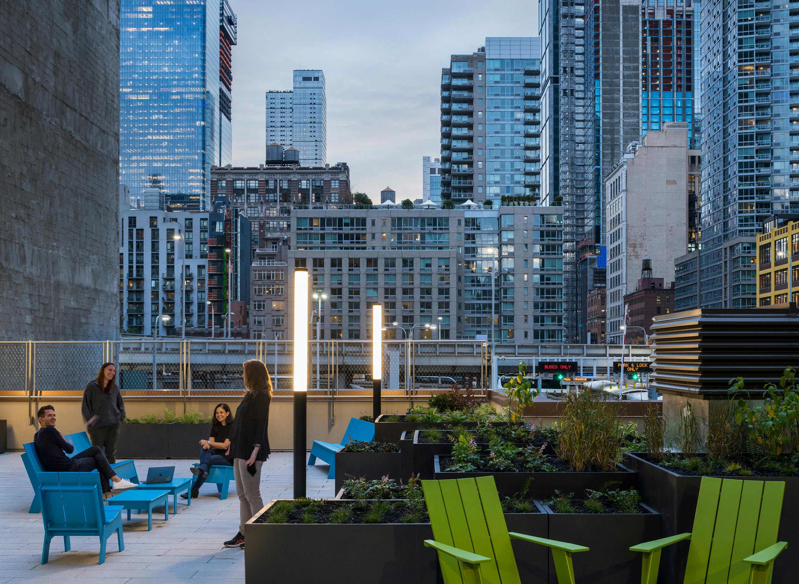 Covenant House rooftop patio. Photo &copy; Adam Kane Macchia