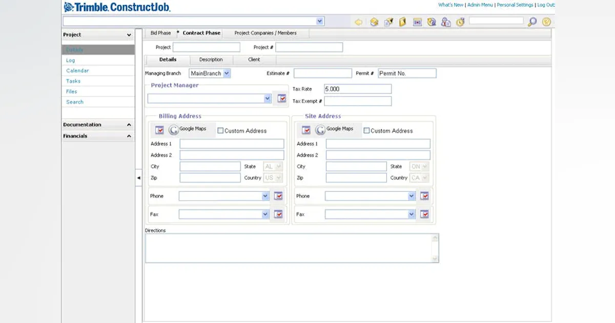 Trimble Jobfile Trimble Launches New Version of ConstructJob Project Management ...