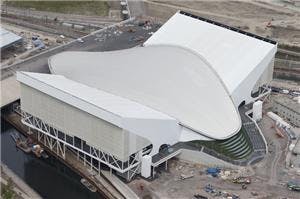 Construction Completed on 2012 Olympics Aquatics Center