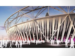 Wrapping up the 2012 Olympic Stadium Wrapping up the 2012 Olympic Stadium