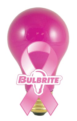 For every Bulbrite Pink Light Bulb that is purchased through the Cancer Center Thrift Shop, 100% of the proceeds will be donated For every Bulbrite Pink Light Bulb that is purchased through the Cancer Center Thrift Shop, 100% of the proceeds will be donated