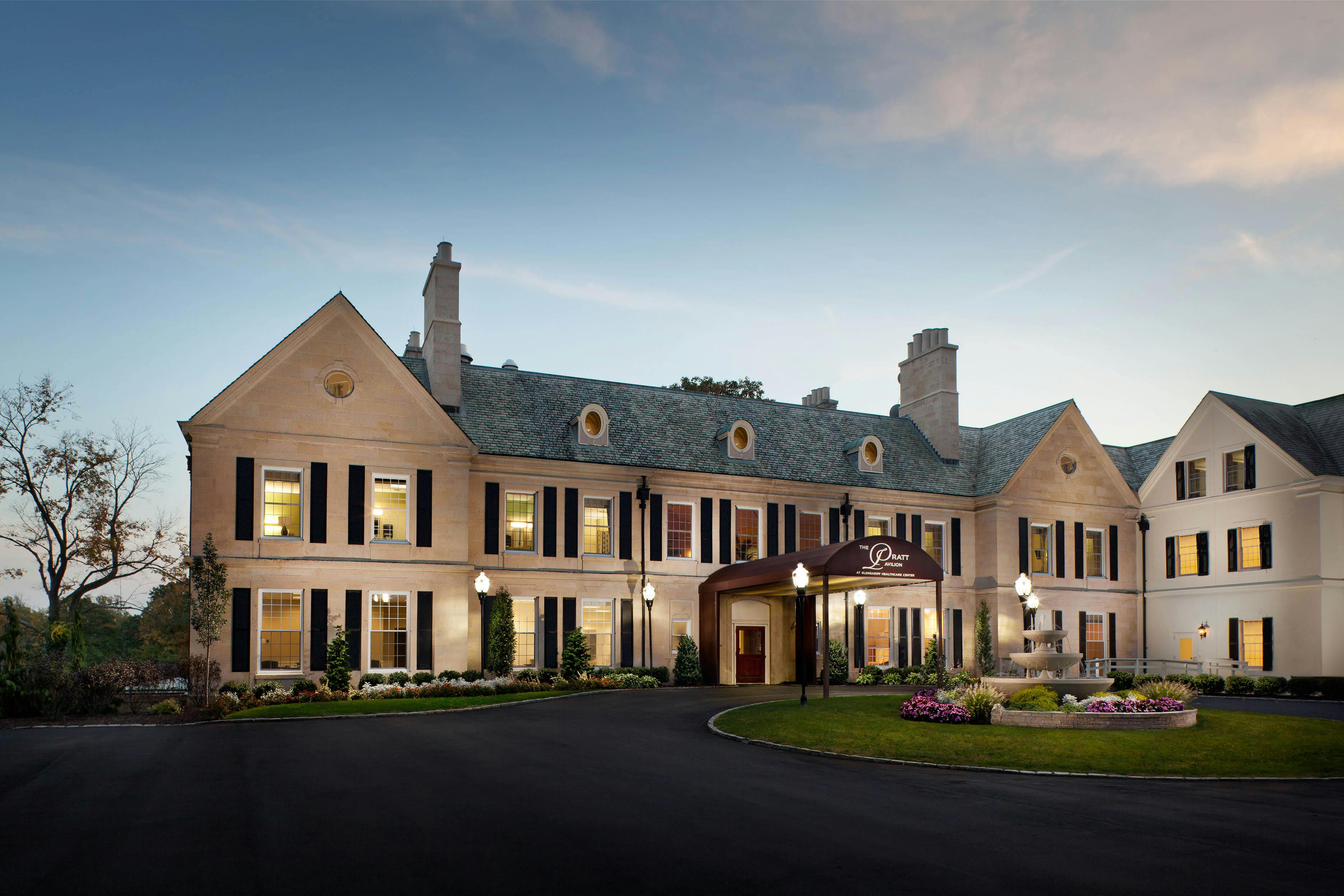 The lobby became a significant focal point with its open and airy feeling inviting residents/patients and their families to a co