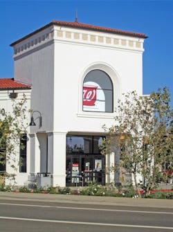 The El Dorado Hills' Walgreens was designed in the Santa Barbara style, which is composed of a traditional arched entry and towe The El Dorado Hills' Walgreens was designed in the Santa Barbara style, which is composed of a traditional arched entry and towe