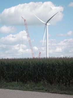 Mortenson is responsible for the design and construction of access roads, foundations, erection of 126 Acciona 1.5-megawatt turb Mortenson is responsible for the design and construction of access roads, foundations, erection of 126 Acciona 1.5-megawatt turb