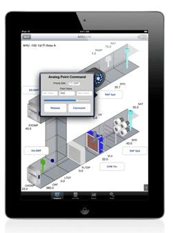 Users can develop their own customized interface graphics using Facility Prime Editor or, if desired, have their local Siemens r